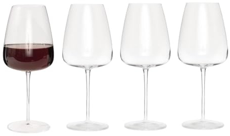 Luigi Bormioli 12732/02 Talismano 524 ml, Weißweinstiel, 4 Stück, Glas, durchsichtig