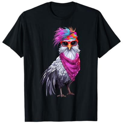 Hippie Huhn mit Bandana Chicken Mama Landwirt Lustige Hühner T-Shirt