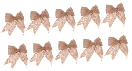 ABOOFAN 20stücke Teiliges Weihnachtsbaum Dekoration Mit Jute-bows Bänder Für Hochzeiten Und Festliche Anlässe Schleifen Für Festliche