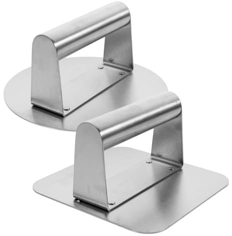 MAGICLULU 2pcs Burger Press Maker Stainless Steel Hamburger Patty Press Tool for BBQ
