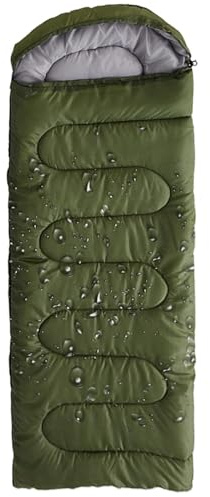 Sacs de couchage pour adultes | Sac de couchage d'hiver confortable | Sac de couchage rectangulaire | Pour 4 saisons pour la randonnée, la randonnée, les voyages en plein air