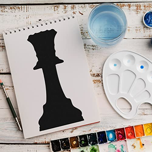 Schablone Schachfigur Spiel v15 Design Stencil DIY Airbrush Muster Wandgestaltung Sprühschablone 15 x 21 cm
