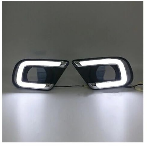 Antibrouillard Feux De Jour À LED DRL, Phares Antibrouillard Avant, Clignotants, Accessoires pour Dodge pour Journey 2013-2017 Feu Brouillard