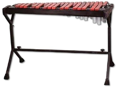 Xilófono estudio NPdrums 3½ octavas con teclas de padouk tubos resonadores y soporte