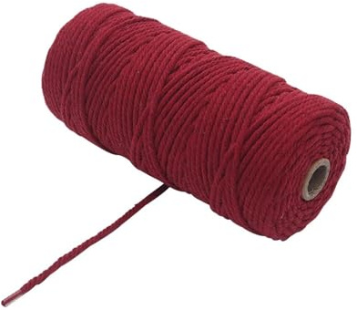 PBDEIOEOE Hilo de algodón, Cordel de Colores, Cordón de macramé Multicolor 2/3/4 mm 50/100 M for Manualidades y decoración Bodas Fiestas(Color 03,2MM 100M)