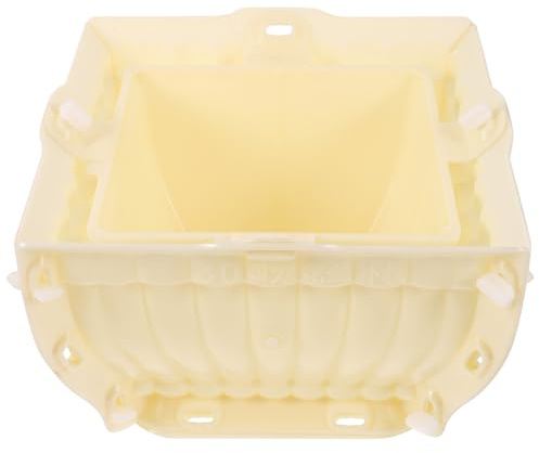 TIDTALEO Molde para Macetas de Cemento de Estilo Europeo Molde para Manualidades DIY Ovalado 30x30 Cm y Bricolaje de Hormigón