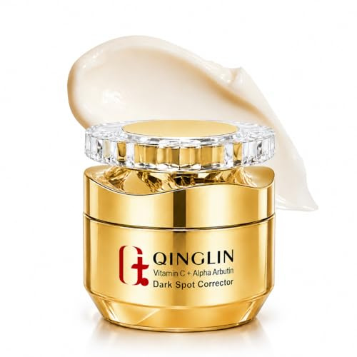 QINGLIN Crème Visage Anti-Âge Vitamine C & Arbutine pour Peau Mature | Hydrate intensément la peau sèche et mature avec vitamine C et arbutine pour un teint plus uniforme et lumineux.