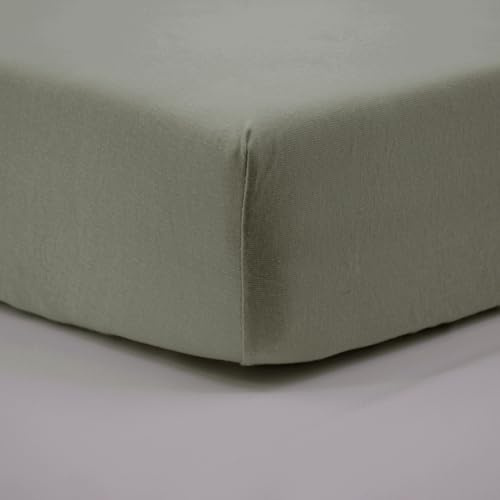 babyCalin Sábana Bajera Verde 60 x 120 cm