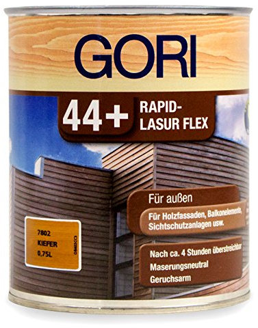 0,75L Gori 44+ 7802 Kiefer Rapid-Lasur Flex Außenlasur Holzlasur