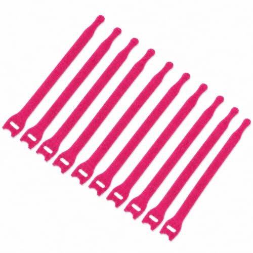 VELCRO® brand ONE-WRAP® CABLE TIES 10PCS (20x200mm, Pink)