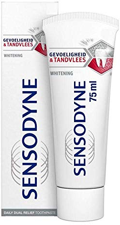 SENSODYNE 4 x Zahnpasta - Empfindlichkeit & Zahnfleisch Whitening (Gevoeligheid & Tandvlees Whitening) - 75 ml