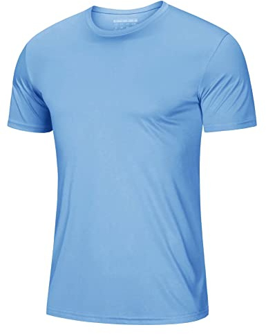 MAGCOMSEN Rashguard Homme Manches Courts T Shirt Anti UV UPF 50+ Sechage Rapide Léger pour Surf Natation Sports