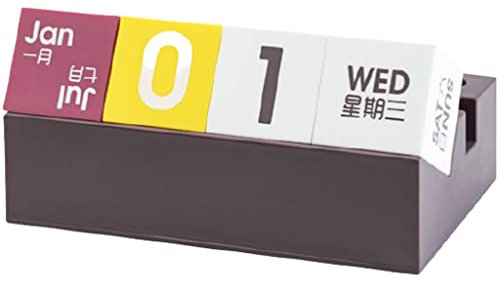 2022 Tischkalender Vintage kreativer Schreibtischkalender 2022, steigender Kalender von CUPOID , DIY. Jährliche Planer-Schreibtisch-Organisatoren Dekorationen, inspirierendes Geschenk Desktop-Verzieru