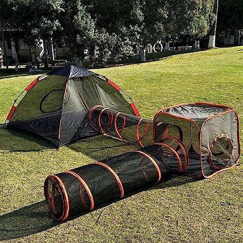 FJAUOQ Comfort katzengehege Tragbare große Pop Up Haustier Zelt Einschließungen Draußen Lebensraum Hunde Accessoire Katzenzelt Outdoor hundetippi Katzenhöhle