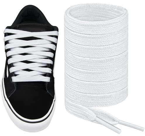 Endoto Cordones para Vans Shoe Laces Shoelaces | 10MM Planos Cordón | Material: Policotón