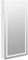 vidaXL Armoire à bijoux avec miroir et éclairage LED mural blanc, armoire à bijoux, organisateur de bijoux, armoire à bijoux avec miroir