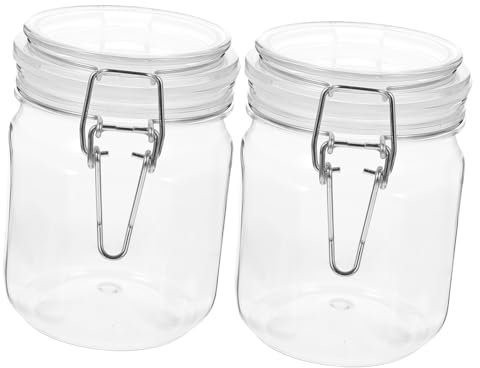 Zerodeko Tarros 0, 5 Kg 2 Piezas Herméticos de Miel Pet Transparentes