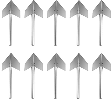 Frattone per intonaco Frattone in acciaio inox Spatola for intonaco, 10 pezzi, spatola for angolo interno, in acciaio inox, strumento for cartongesso, taglierina raschiante, coltello for angolo, for l