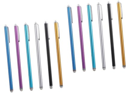 DOITOOL 12stücke Touchscreen Stylus Stift Mit Empfindlichen Fasertipps Für Smartphone Und Tablet Hochwertiger Langlebiger Eingabestift Für Präzises Zeichnen Und Schreiben Kapazitiven