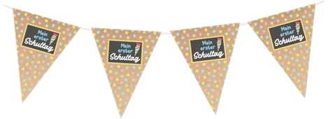 Heku Wimpelkette Schulanfang Einschulung 'Mein 1. Schultag'