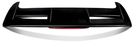 LeiBaOF Heckflügel Spoiler für Ford Fiesta MK7 MK75 Hatch 2008 2009 2010 2011 2012 2013 2014 2015 2016 2017 2018 2019,Auto Heckflügel Spoiler Außen Teile,Auto Spoiler,Tuning Zubehör