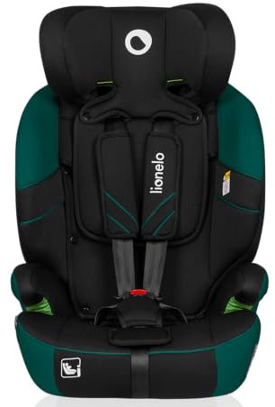 LIONELO LEVI ONE I-SIZE 76-150 cm Kinderautositz, Gruppe 1 2 3, Seitenschutz, 10 Grad Kopfstützenverstellung Bequeme Armlehnen Verstellbare Rückenlehne, R129 i-Size