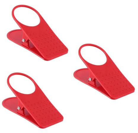 Hoement Portabicchieri Da Tavolo Con Clip 3 Pezzi Per Bicchieri Dimensioni Casuali 16x7 5x3 Cm in Plastica Robusta Acciaio Inossidabile Per Ufficio E Ristorante