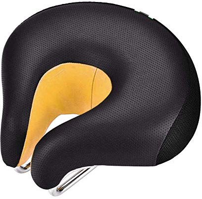 Sillín de Bicicleta Cómodo, Asiento de Bicicleta con Espuma de Memoria - Sillín de Bicicleta en Forma de U Sin Punta MTB para Montaña, Carretera, Ciudad, con Amplio Amortiguador de Choques, Accesorios