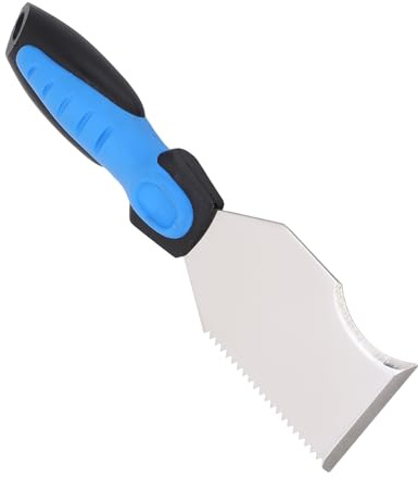 Cortador de Masilla de Acero Inoxidable Multifunción, de Goma, Raspador de Pintura Portátil, Espátula de Metal para Herramientas de Pintor