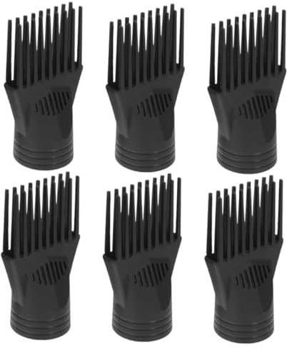 Healeved 6pezzi Ugello Sostituzione Asciugacapelli Accessori Pettine per Salone e Casa Ricambio Diffusore Styling Capelli