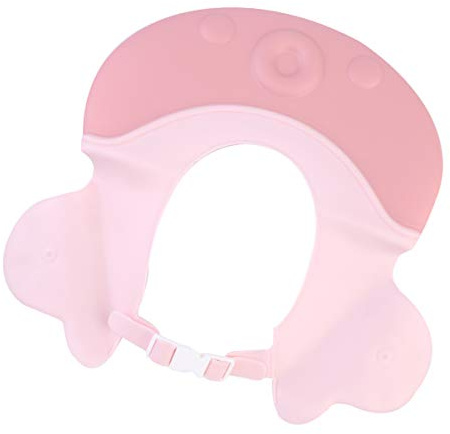 RORPOIR Verstellbare Duschhaube für Babys und Kinder aus Pe mit Augenschutz Schützt Sanft vor Shampoo und Wasser für Sicheres und Angenehmes Haarewaschen im Bad