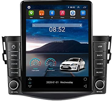 HYSHAOLE Android 11 Doble DIN Pantalla Táctil Receptor Estéreo para Auto GPS Navegación por Satélite para Toyota RAV4 Rav 4 2005-2013 9.7'' Reproductor Multimedia WIFI Bluetooth Mirror Link TPMS CarP