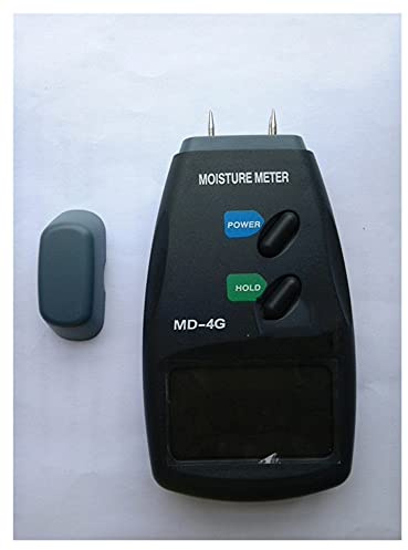 Misuratore di umidità, Misuratore di umidità del legno LCD a 4 pin 1% Precisione 5% - 40% Mantenimento di legno di bambù di bambù di tabacco Damp Tester di umidità umidità per piante in vaso, giardino