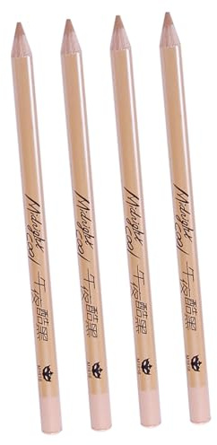 Homoyoyo 4 Stück Make Up Concealer Stift Augenringe und Pigmentflecken Abdeckend Hautfreundlich Natürliches Finish Reisefreundlich für Damen und Anfänger