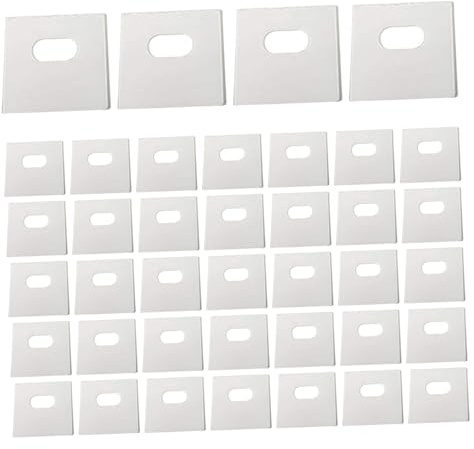 DIYEAH 60 Piezas Fijadores para Persianas Verticales Transparentes Autoadhesivos Reparador Resistente y Compatible Uso Doméstico Kit Reparación