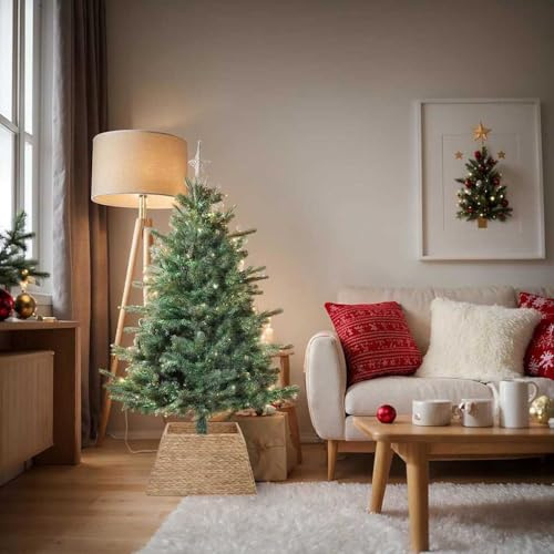 Générique Collier de Sapin de Noël Marron 60 x 60 x 28 cm Jacinthe d'eau,Maison & Jardin,Décorations,Décorations de Noël & saisonnières,Jupes de Sapin de Noël,Marron,1.95 KG,42020173