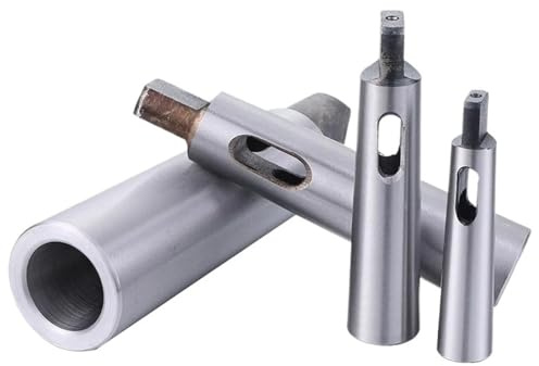 Reducing Sleeve MT1 to MT2 to MT3 MT4 MT5 Flat Tail Drill Sleeve Tapered Shank Drill Milling Lathe Transfer Chuck(MT4-MT2)