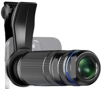 Compatibile con teleobiettivo iPhone 7X con macro 10X rimovibile e clip for gabbia for telefono