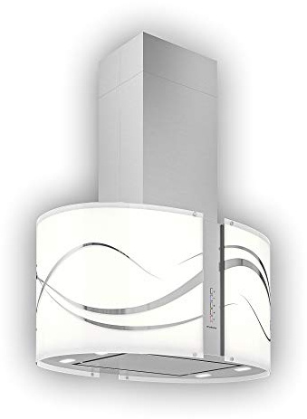 Futuro Futuro Range Hood 27 940-CFM | Murano Serenity | Island-Mount Stainless Steel Vent Hood | Modern Italian Exhaust Hood | LED, Ultra-Quiet with Blower
