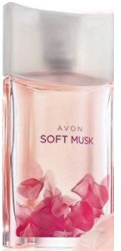 AVON Soft Musk Eau de Toilette en Spray – Fragancia Femenina con Notas de Melocotón Blanco, Almizcle Suaves y Jazmín – Perfume Mujer Duradero - 50ml