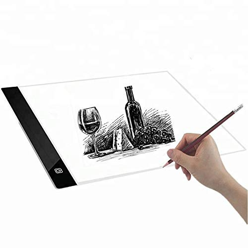 Ultra-Thin LED A4 Light Box Tracing Pad Display Pad Led Drawing Board USB Power Stencil Artist Art Tracing Tatto Table