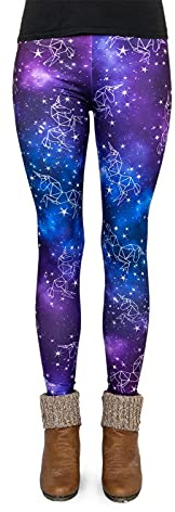 cosey - Unicorn Line Leggings (Einheitsgröße) - Design Galaxy Unicorns