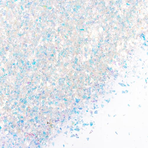 VEYLIN 200 Grams Fake Artificial Snow Flakes, White Snowflakes for Christmas Party Home Decoration