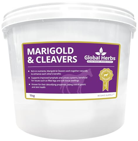 Global Herbs Marigold & Cleavers Mix Equine Lymphatic & Circulation Support 1kg
