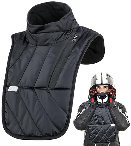 Holdes Halstuch, Winddichter Motorrad Halsschlauch, Motorrad Thermoschicht Schalwärmer, Motorrad Hals Und Brustwärmer, Winddichter Und Schwarzer Nackenwärmer, Winterausrüstung