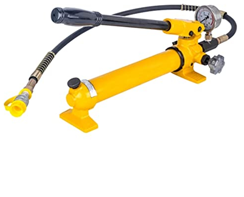 CP-390 Pompa idraulica manuale portatile stazione di pompa idraulica piccola pompa ad alta pressione olio SUNBING (Color : Orange)