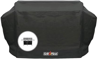 Grillfürst Grill Abdeckhaube - robuste Grill-Abdeckung 191 x 54 x 113 cm, wetterfest und wasserdicht, Abdeckung Gasgrill, Abdeckplane für Gasgrill Modell Grillfürst G750