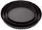 VIDETOL 3 Pièces Moule a Tarte avec Fond Amovible, 22/26/30 cm Moule à Tarte Antiadhésif, Moule à Quiche Rond, Plat a Tarte Acier au Carbone Pour la Pâtisserie, le Gateau, la Quiche