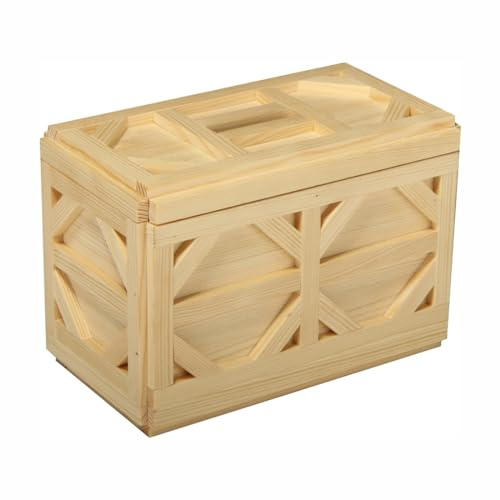 Walachia Nr. 56 - Der Schatz - Bausatz aus 100% natürlichem Holz - 160 x 90 x 110 mm - 138 Teile - 8+