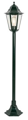 Qazqa classic-antique außen Laterne für den Garten - New Orleans - Grün, max. 60W, Geeignet für LED, 125cm, IP44